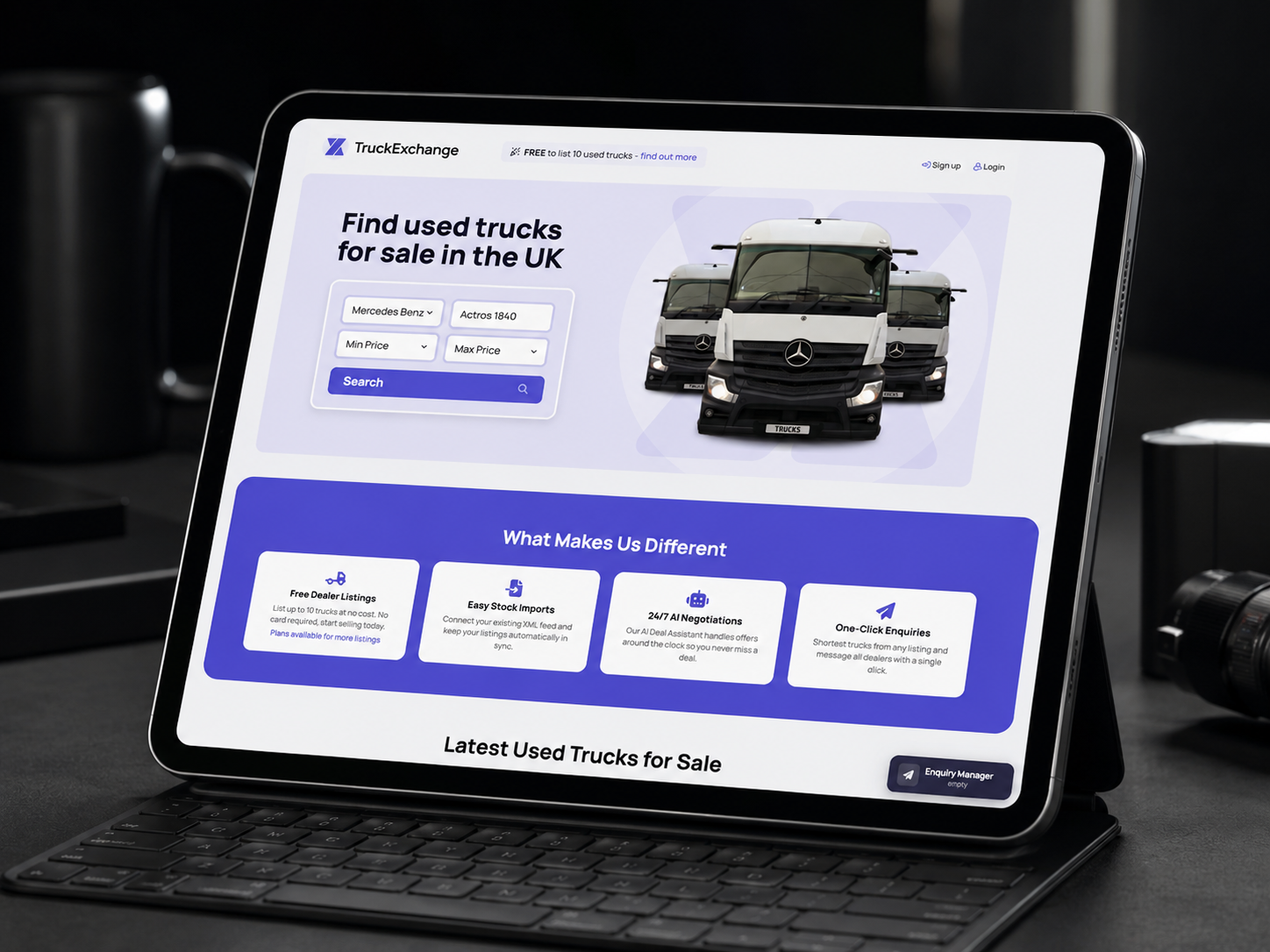 Example website build